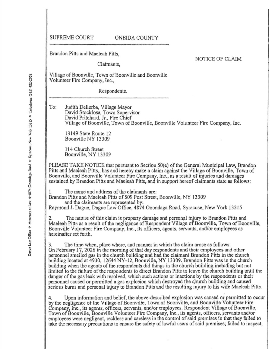 Abundant Life Church Notice of Claim June 2026 1