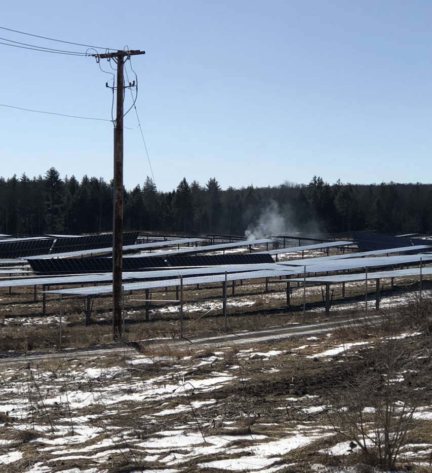 Clear Path Solar Farm New Bremen Smoke March 12 2024