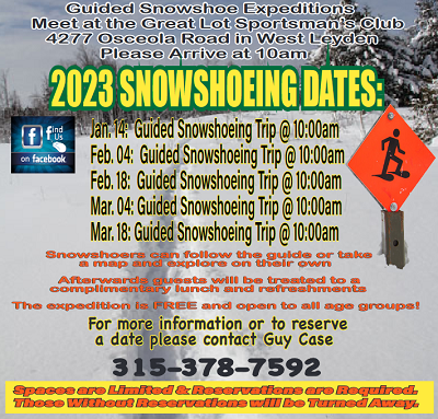 Great Lot Snowshoe Trips 2023