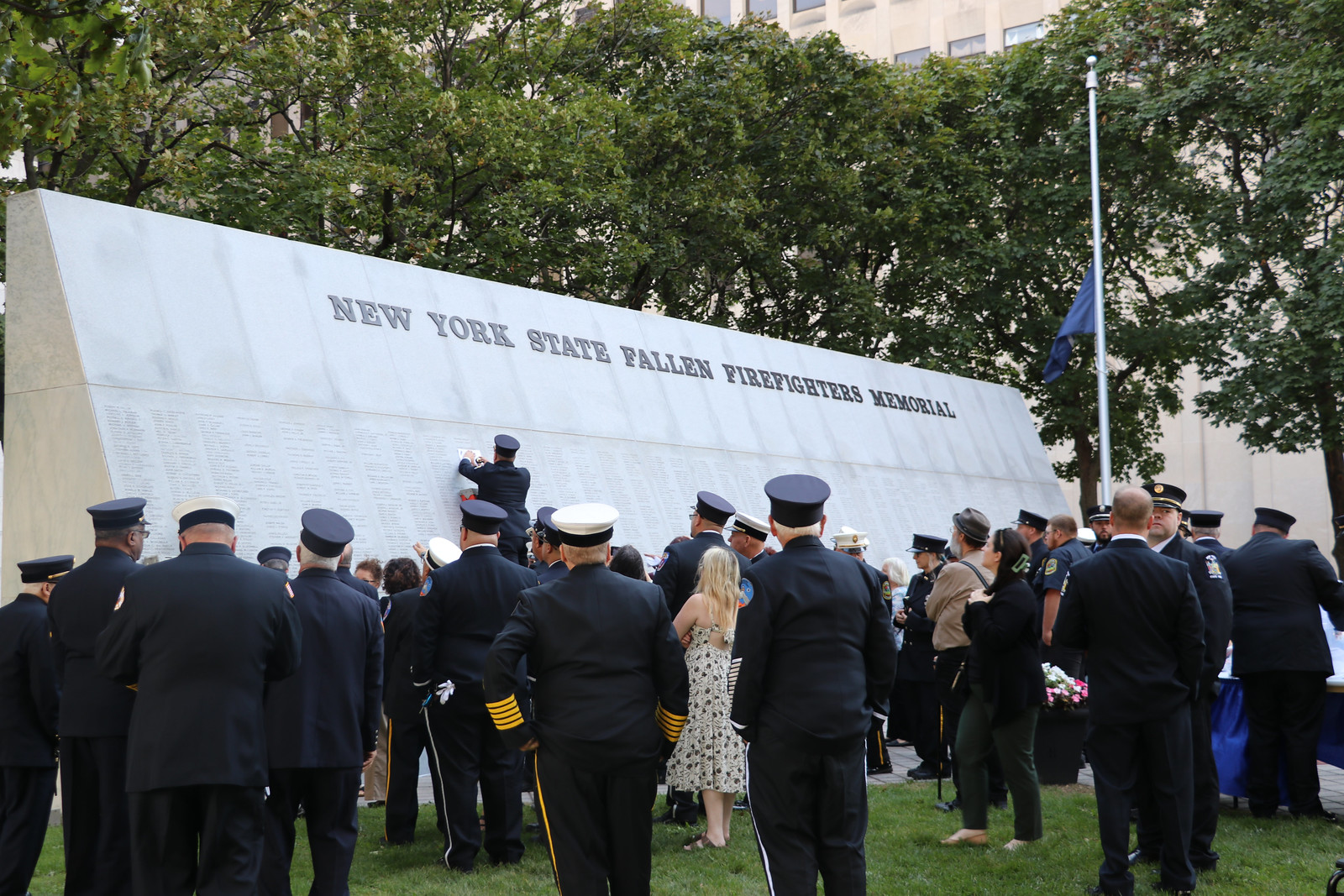 Hochul Fallen Firefighter Memorial Wall