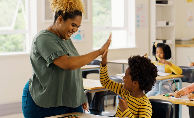 Hochul Teacher Classroom Students