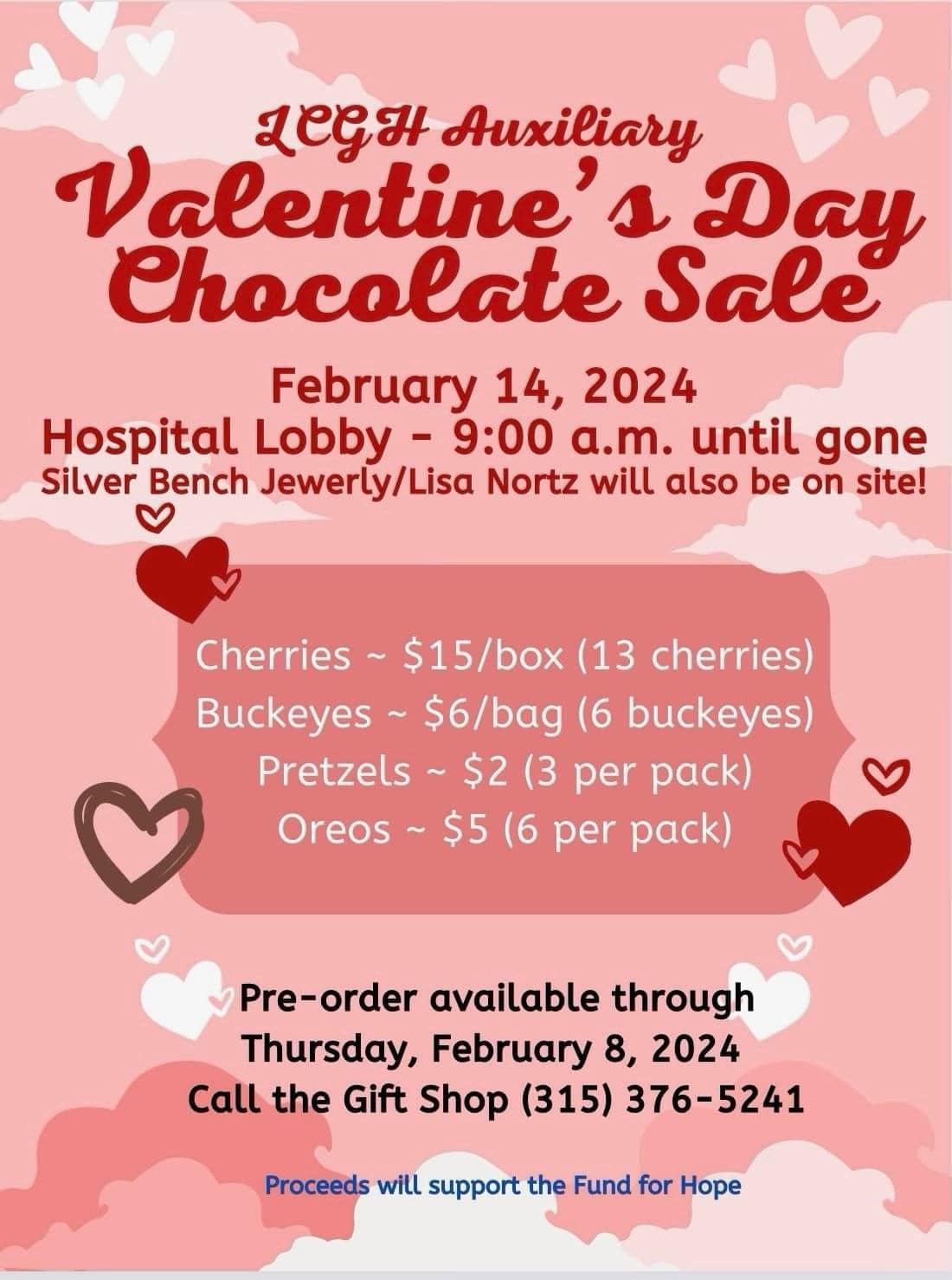 LCHS Auxilary Chocolate Sale 2024