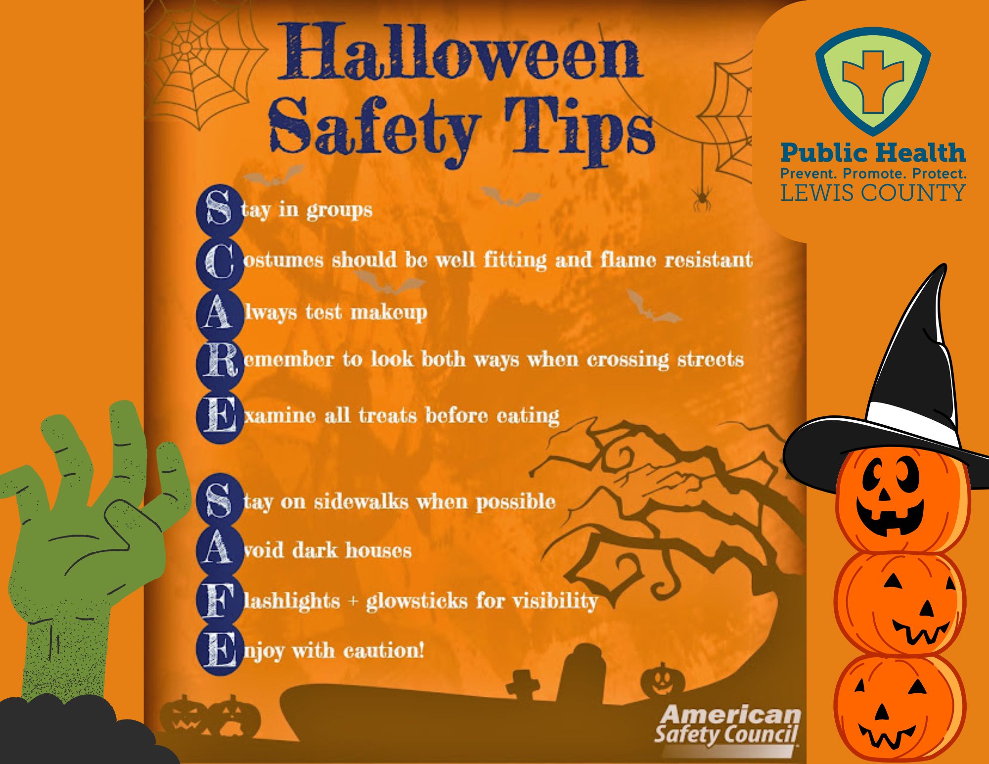 LCPH Halloween Safety 2024