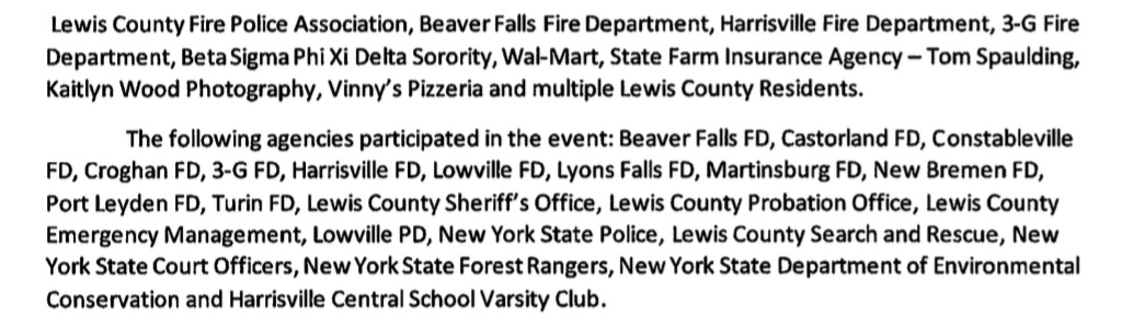 LCSO Shop with a Cop sponsors 2024