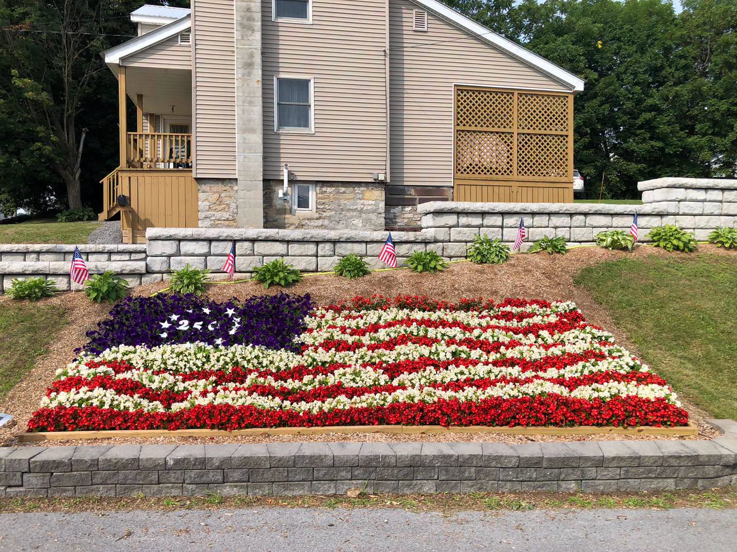 Lewis County Fair Flower American Flag 2026
