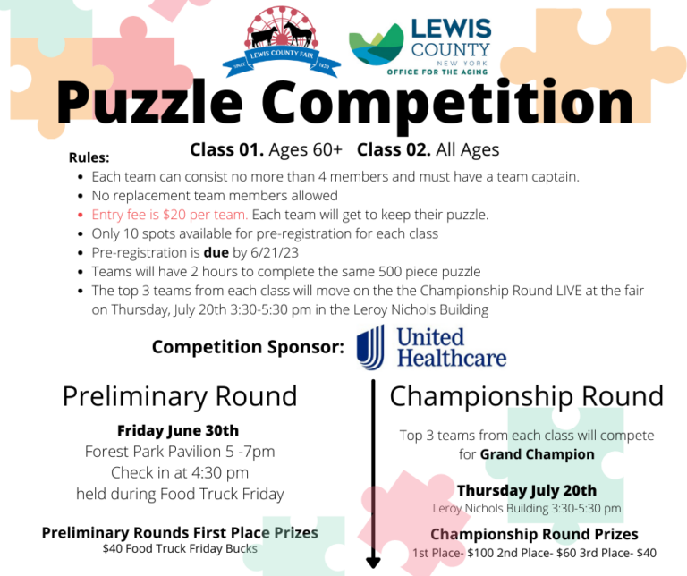 Lewis County OFA Puzzle Competition 2023