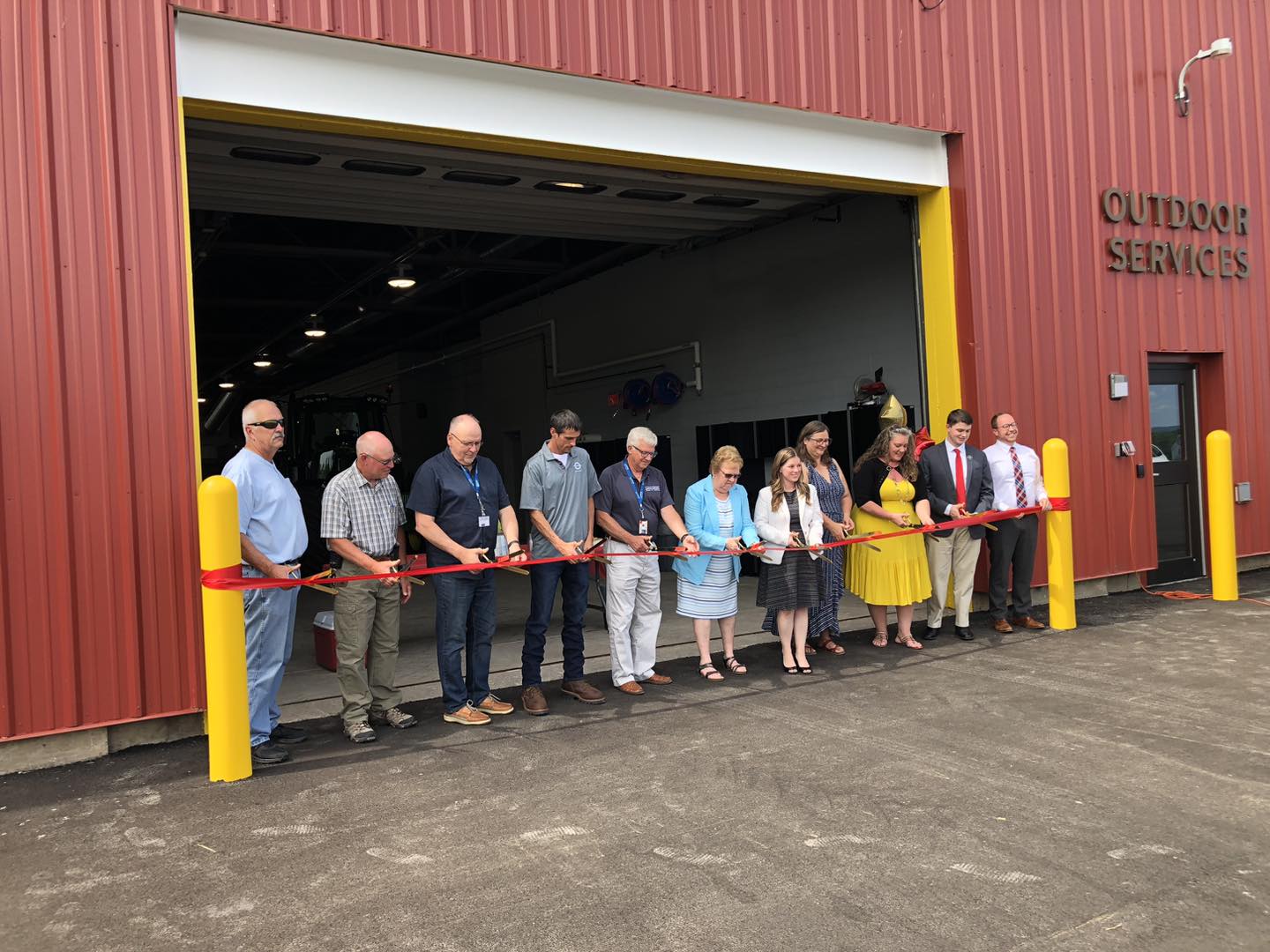 Lewis County Outdoor Services Ribbon Cutting July 2024