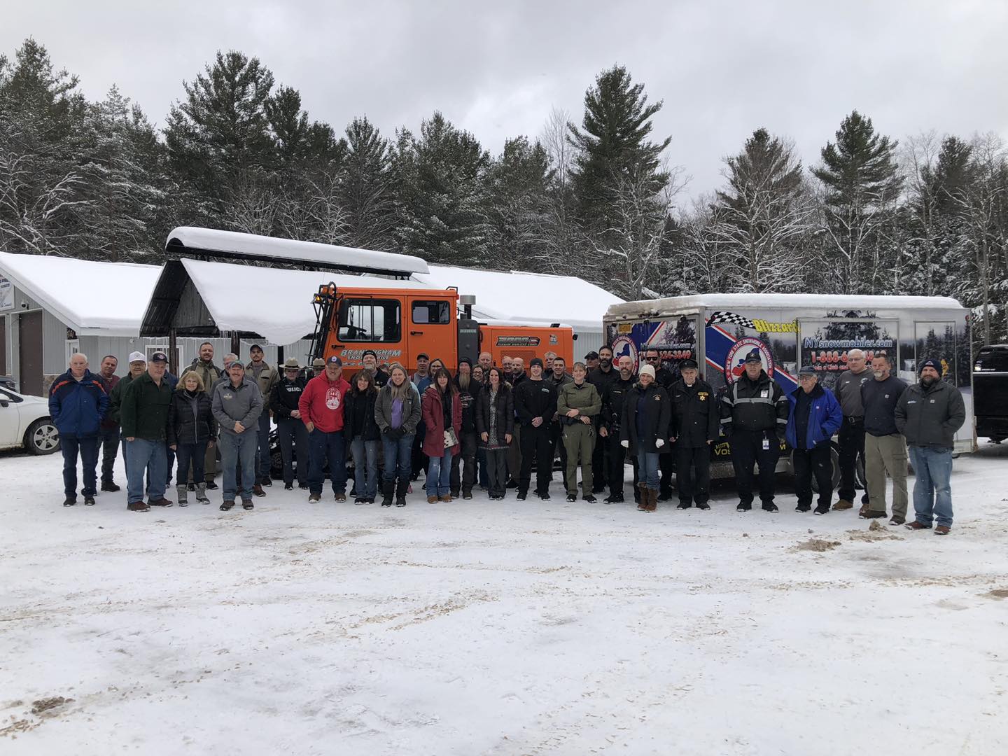 Lewis County Snowmobile Safety Press Conference 2025