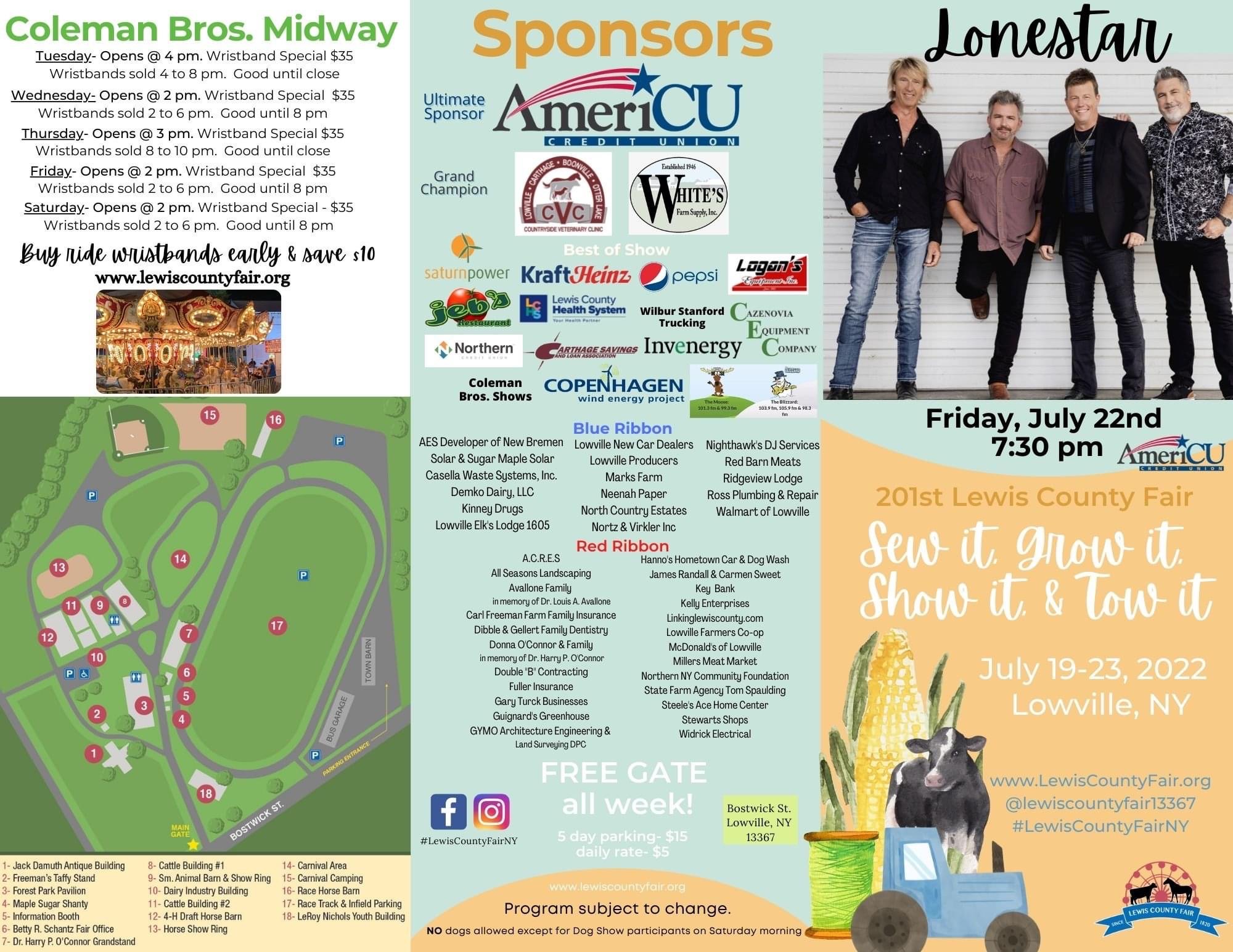 Lewis county fair 2022 schedule 1