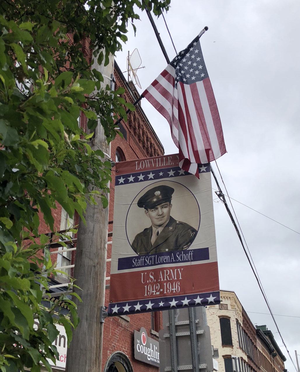 Lowville Military Banners 2024