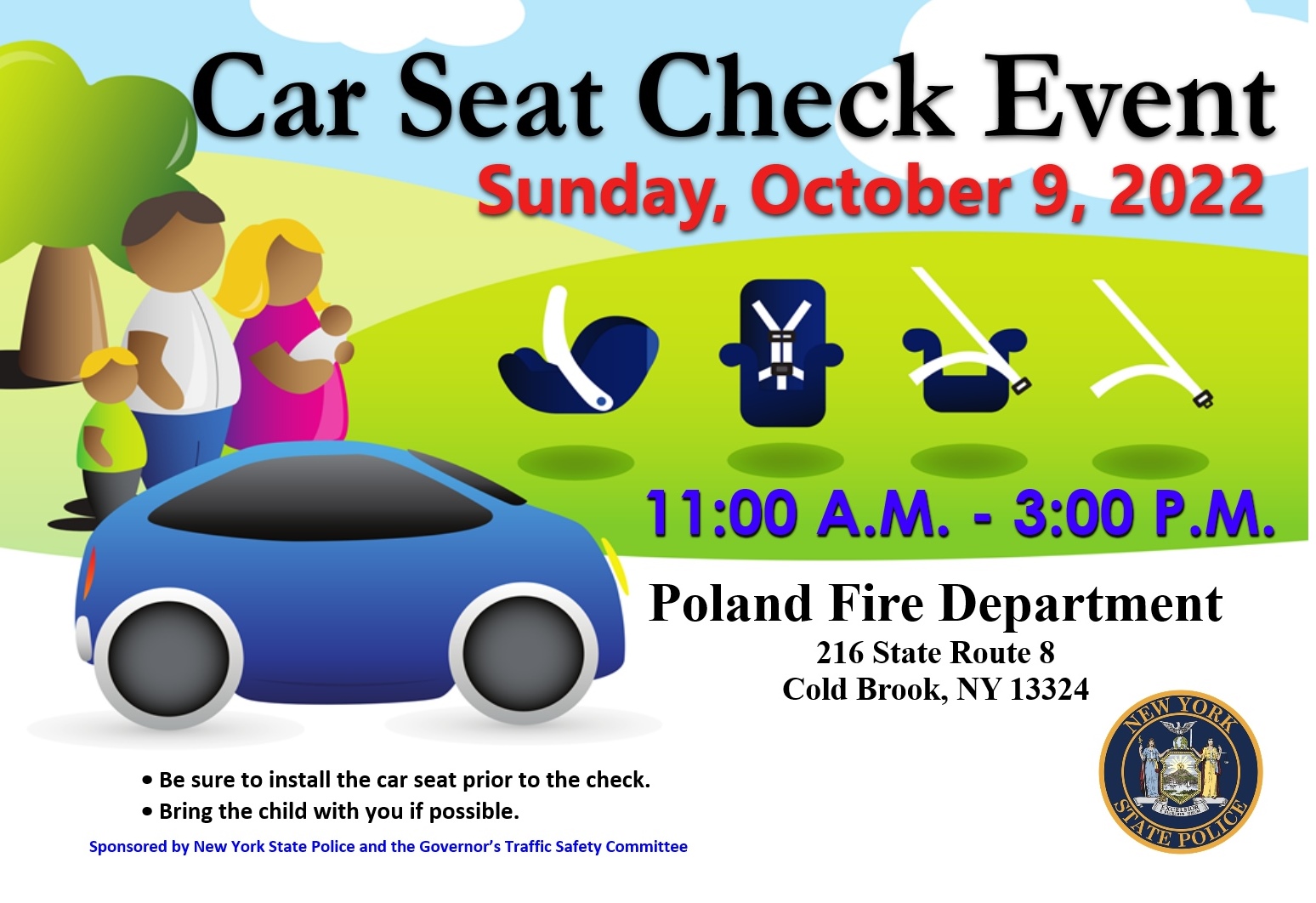 NYSP October 9 Seat Check Poland