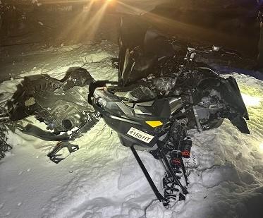 NYSP Old Forge Snowmobile Crash December 2025