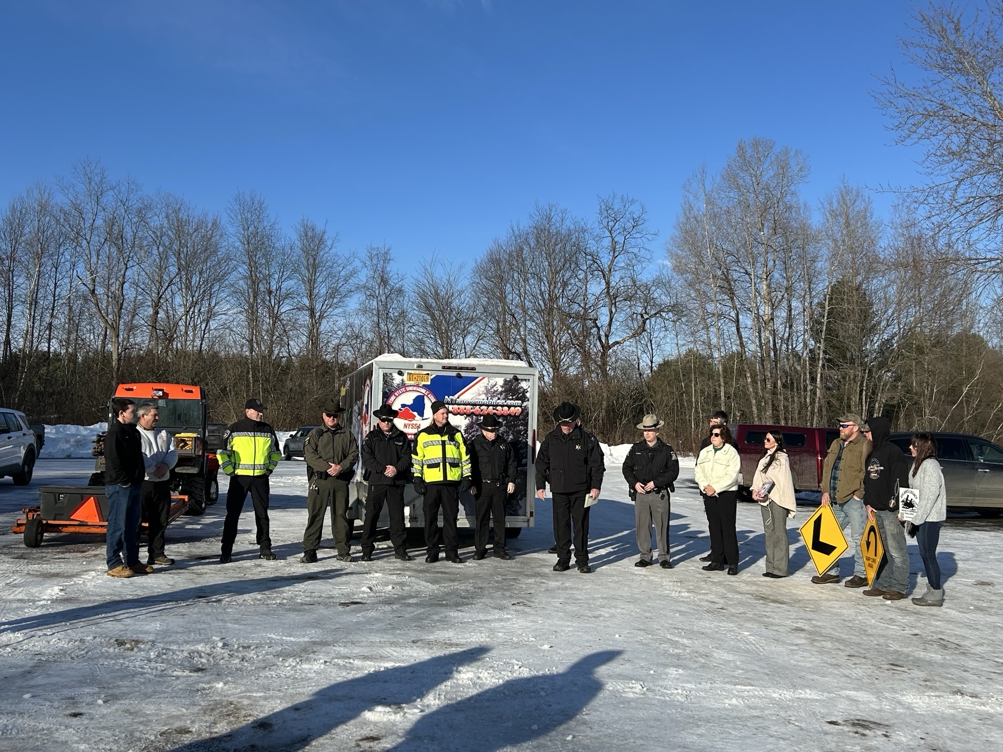 OCSO Snowmobile Safety Press Conference 2025
