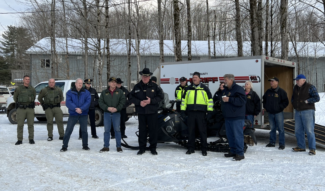 Oneida County Snowmobile Safety Press Conference 2022