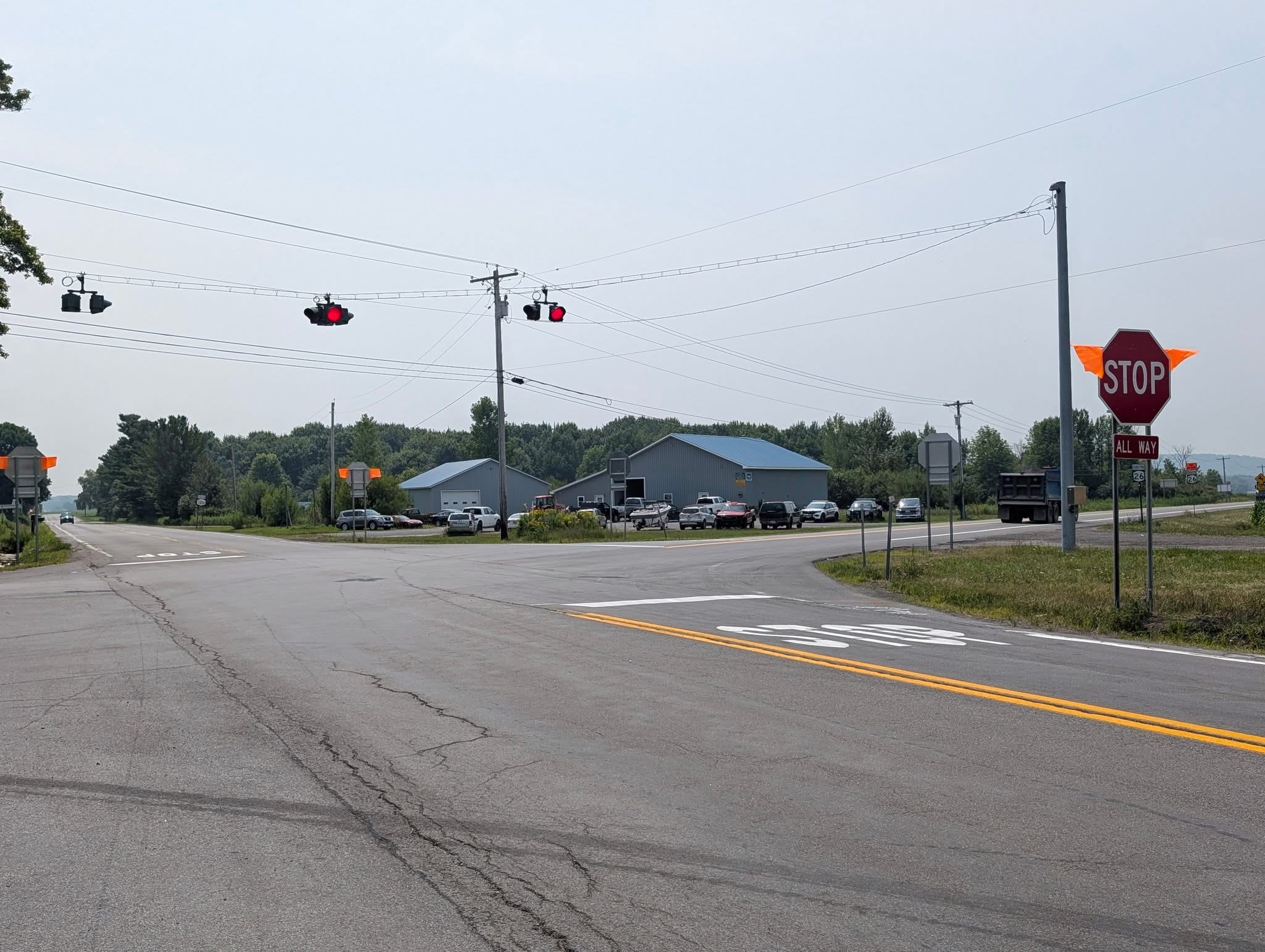 Potters Corners Four Way Stop August 2025