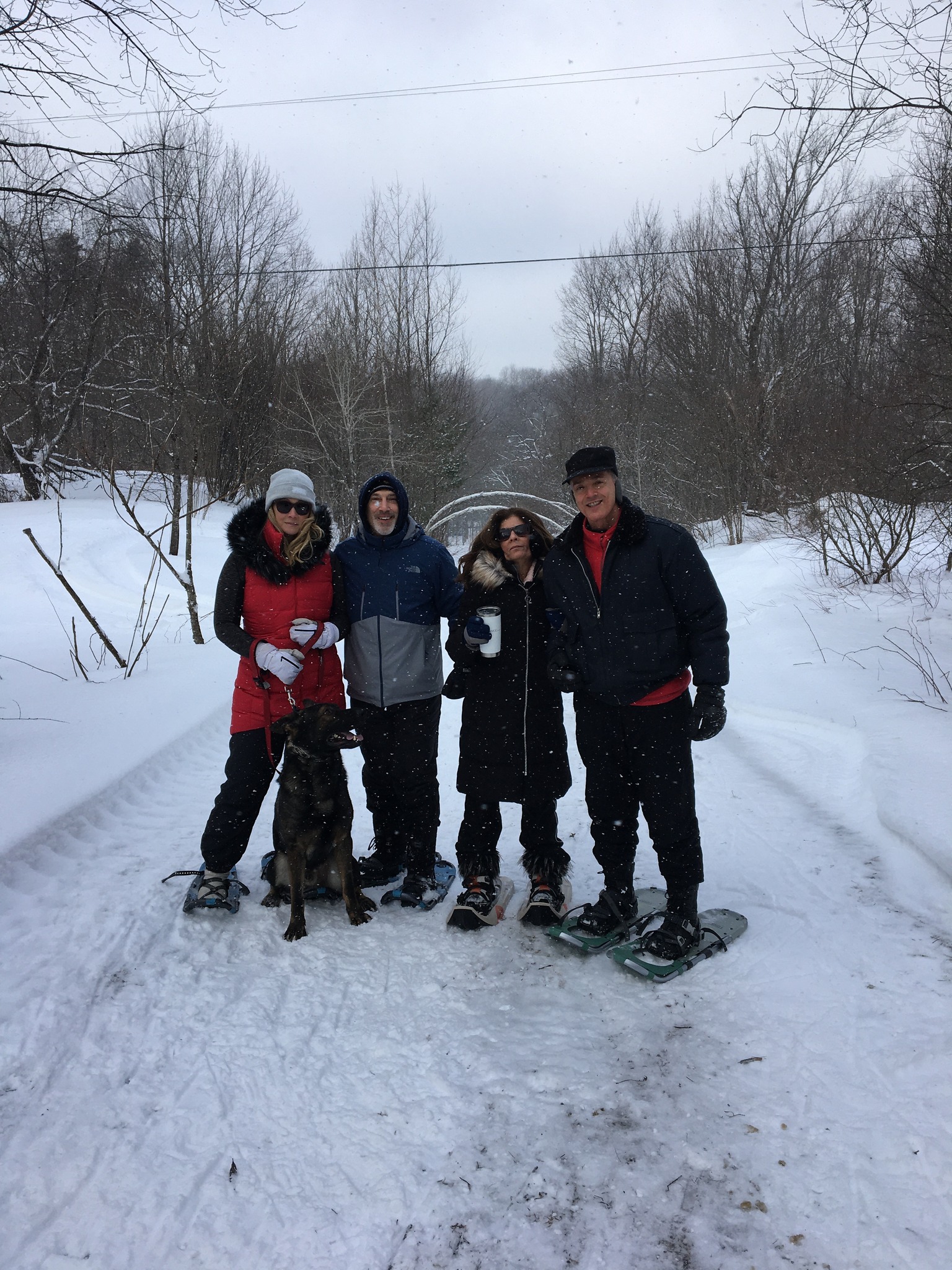 Snowshoeing