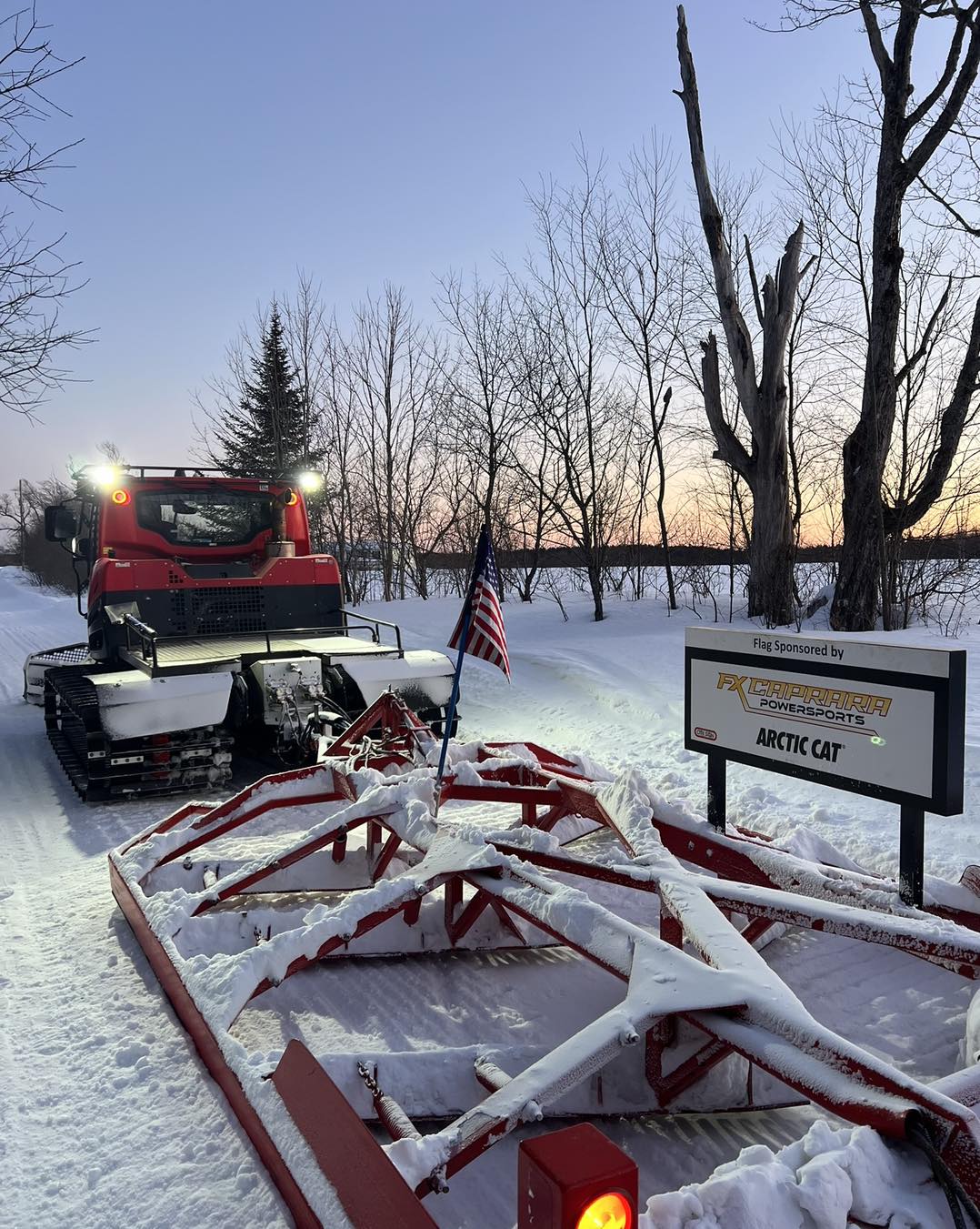 Southern Tug Hill Sno Riders Groomer March 2026