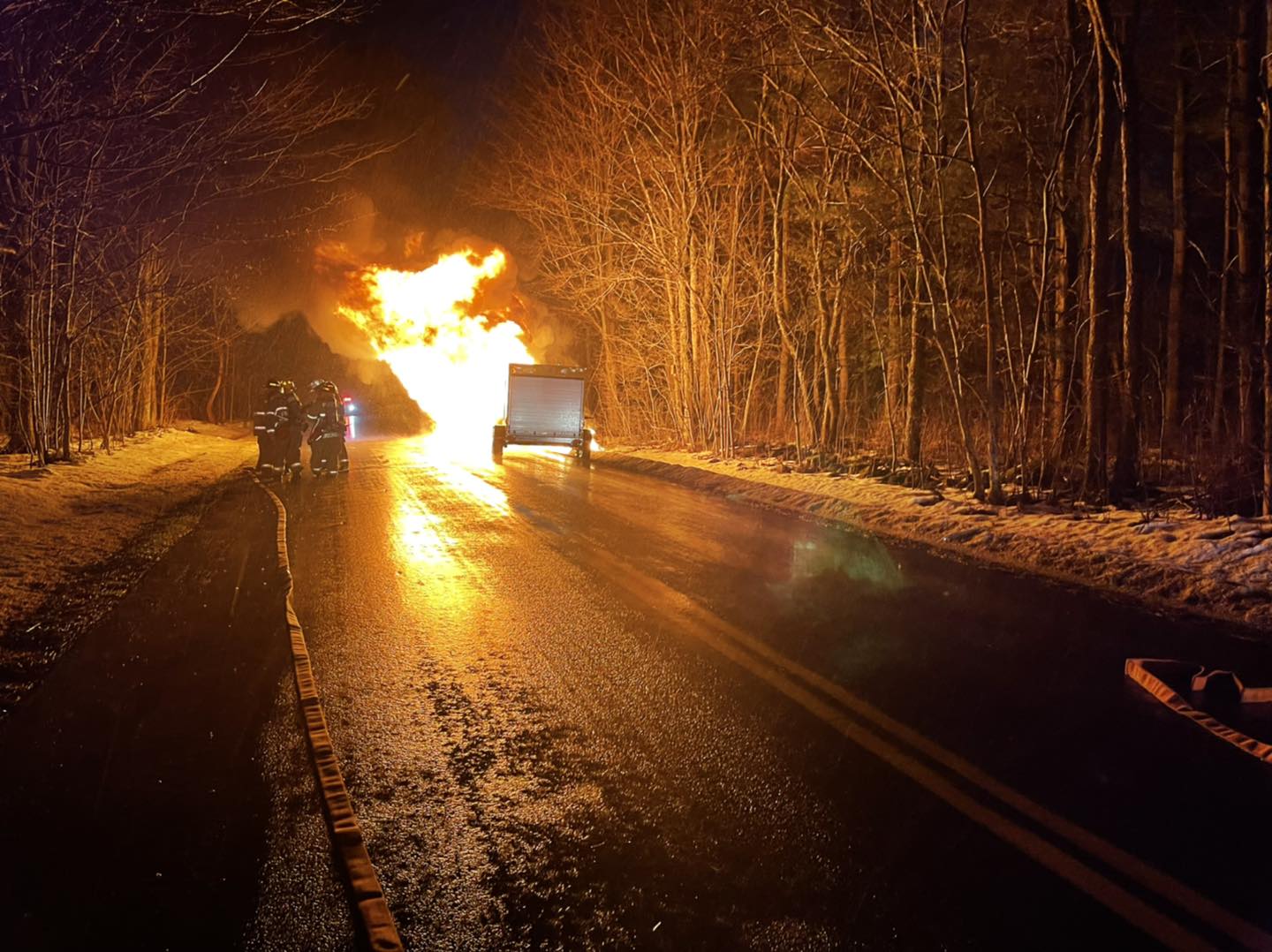 Steuben Truck Fire November 2022