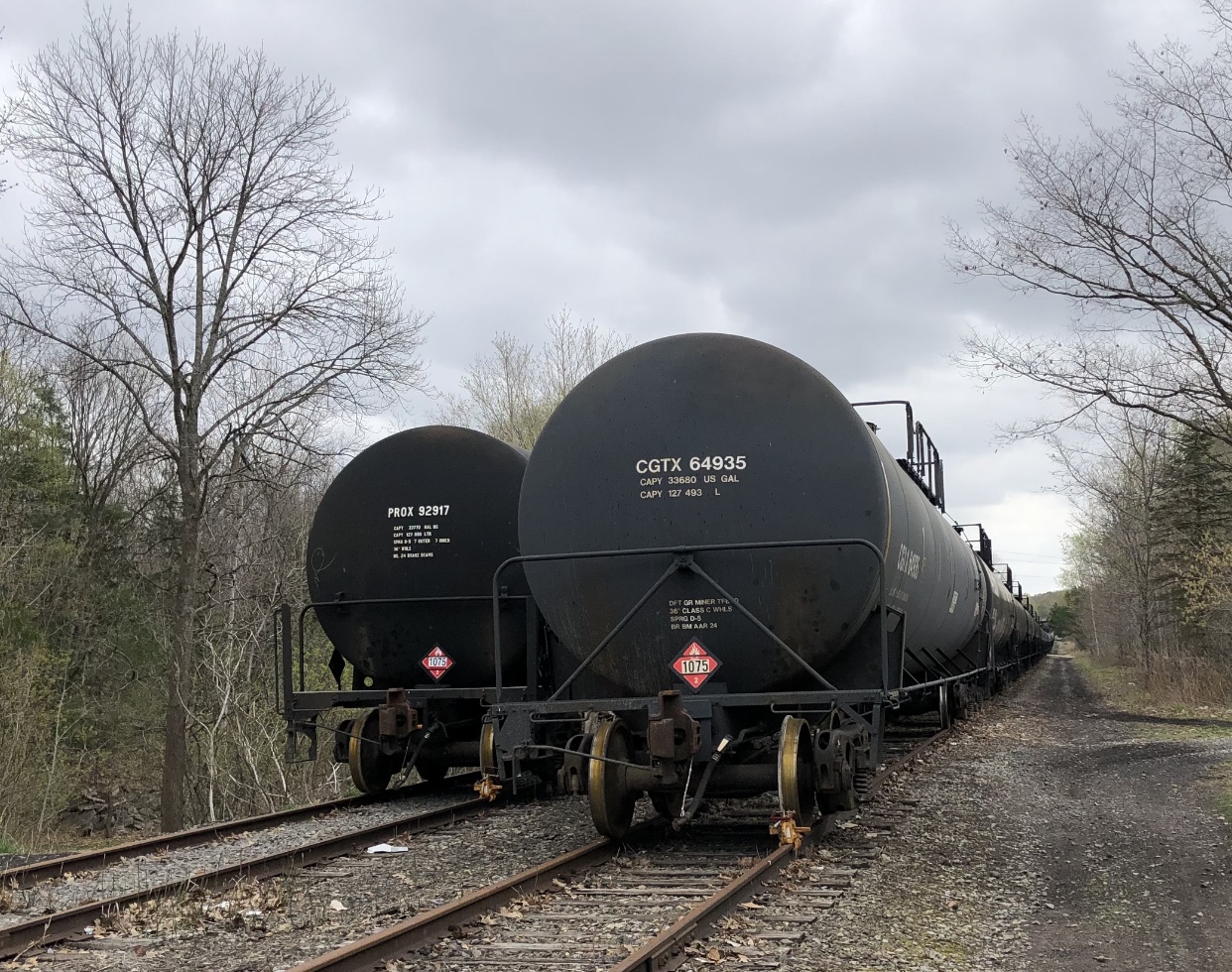 Tank cars Lyons Falls 2023