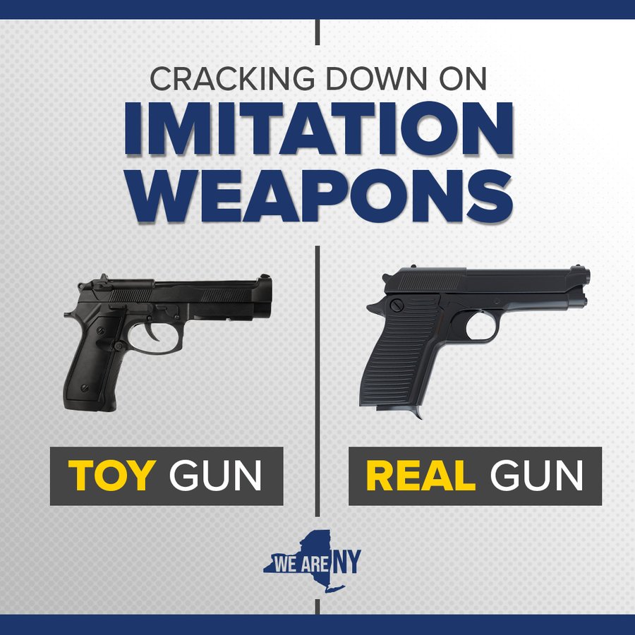 Toy gun v. real guns Governor Hochul