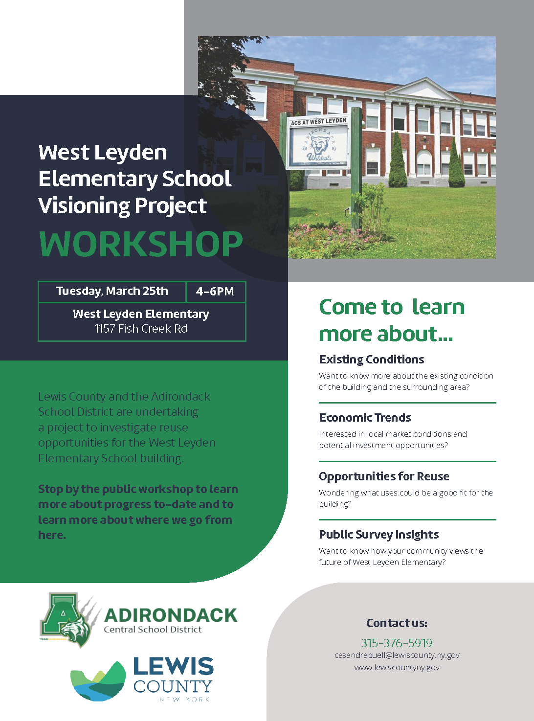 West Leyden Elementary Workshop March 2025